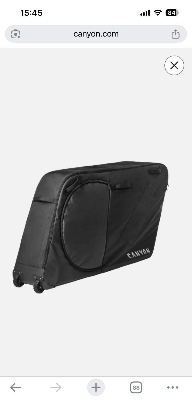 Canyon Bike Travel Bag