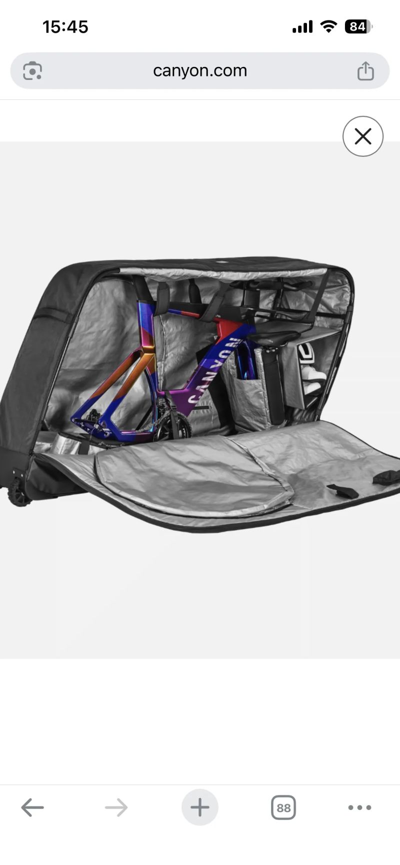 Canyon Bike Travel Bag