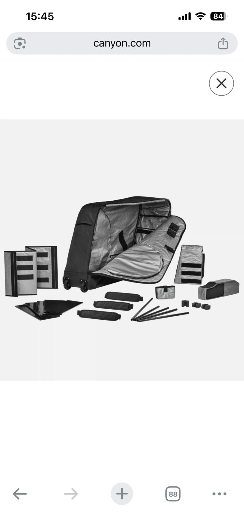 Canyon Bike Travel Bag