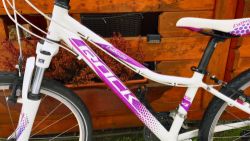 Dívčí kolo 24" Rock Machine Catherine 7-12let postava 120-150cm 