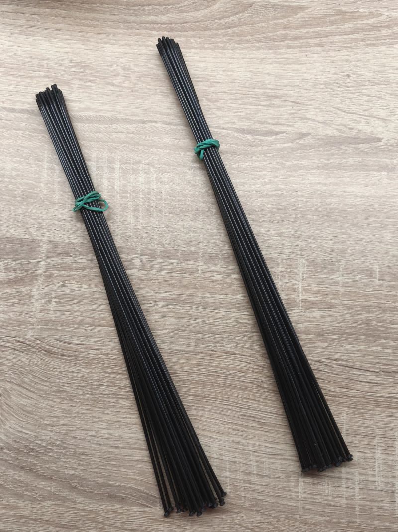 Přímé dráty DT Swiss Champion straight pull 2,0mm černé