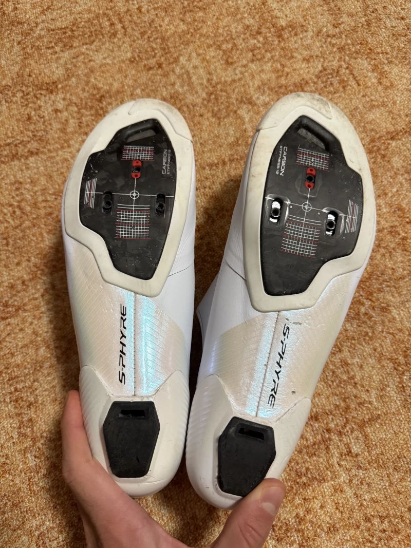 Silniční Shimano tretry, vel.45, bílé