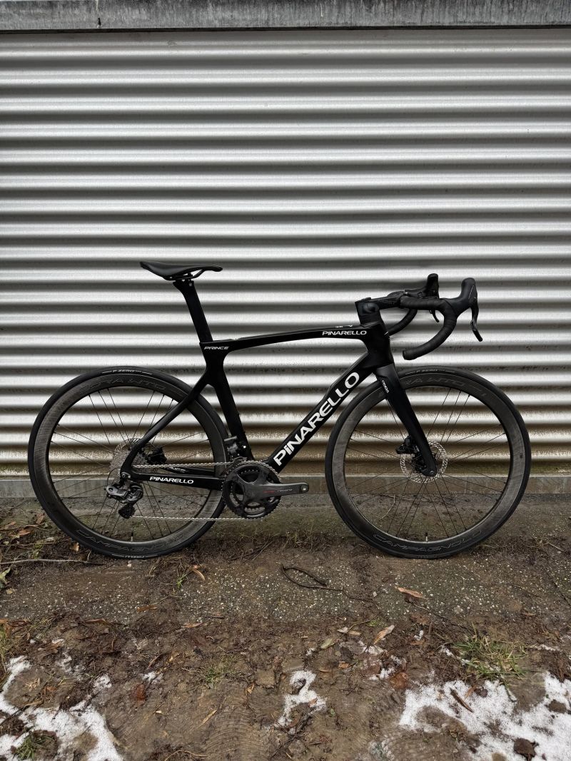 Pinarello Prince - elekrické Campagnolo Super Record EPS, Campagnolo Bora WTO 45, Wattmetr