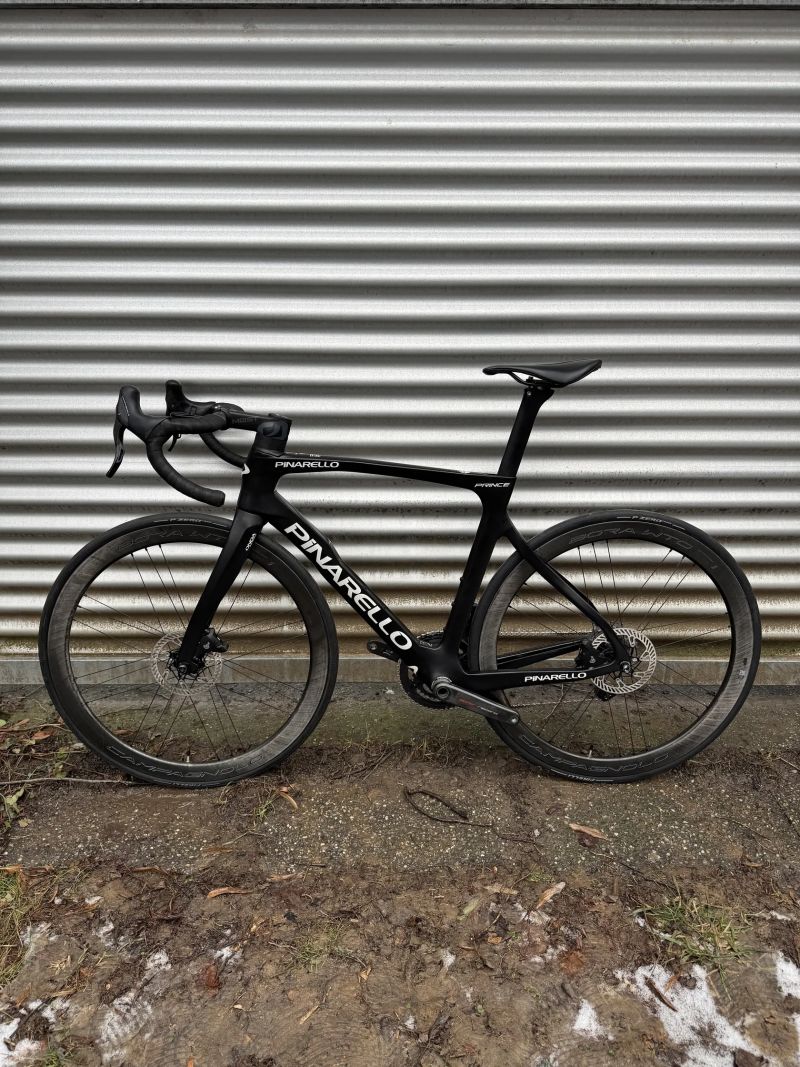 Pinarello Prince - elekrické Campagnolo Super Record EPS, Campagnolo Bora WTO 45, Wattmetr