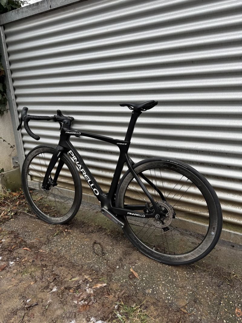 Pinarello Prince - elekrické Campagnolo Super Record EPS, Campagnolo Bora WTO 45, Wattmetr