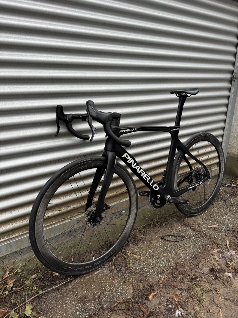 Pinarello Prince - elekrické Campagnolo Super Record EPS, Campagnolo Bora WTO 45, Wattmetr