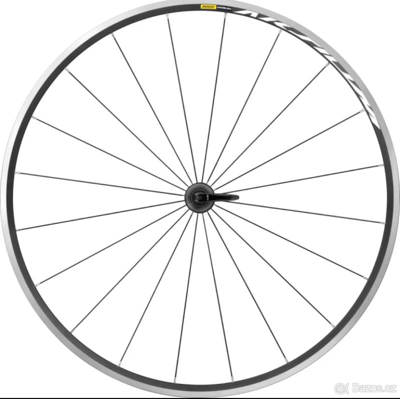 Přední kolo Mavic Aksium – ráfkové brzdy