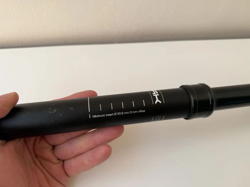 Teleskopická sedlovka PRO Koryak 30.9 mm, 120 mm zdvih + páčka