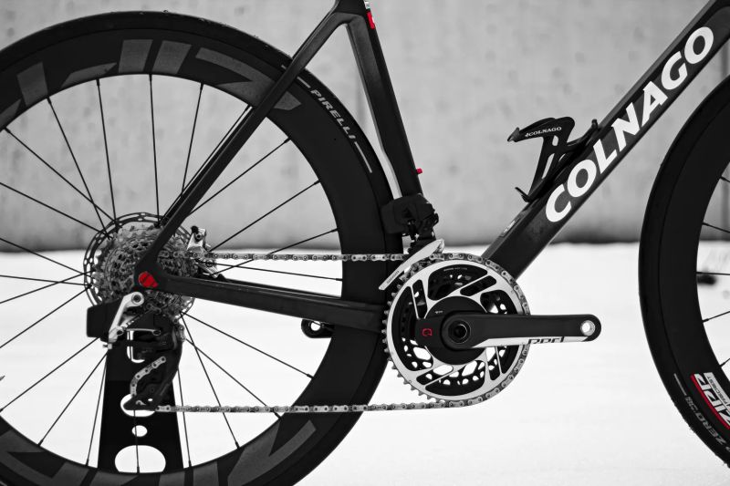 Colnago V4Rs UAE Emirates, Sram Red AXS 2x12 Powermeter, Zipp 404 Firecrest