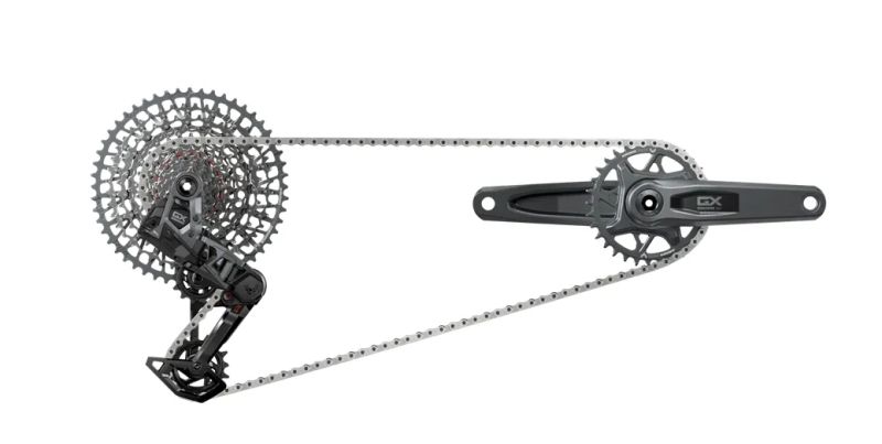 Nová nejetá sada Sram GX T-Type Eagle Transmission AXS