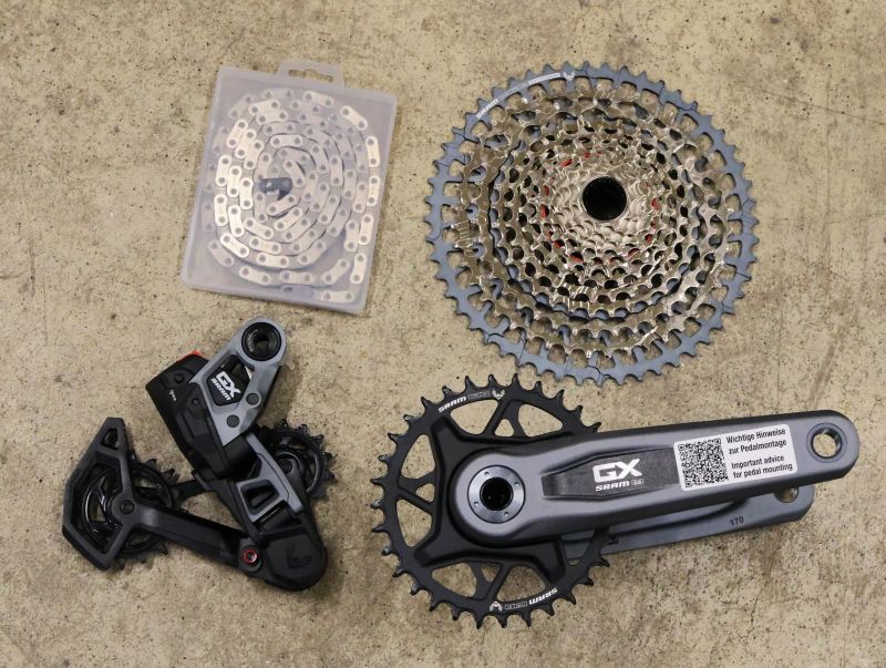 Nová nejetá sada Sram GX T-Type Eagle Transmission AXS