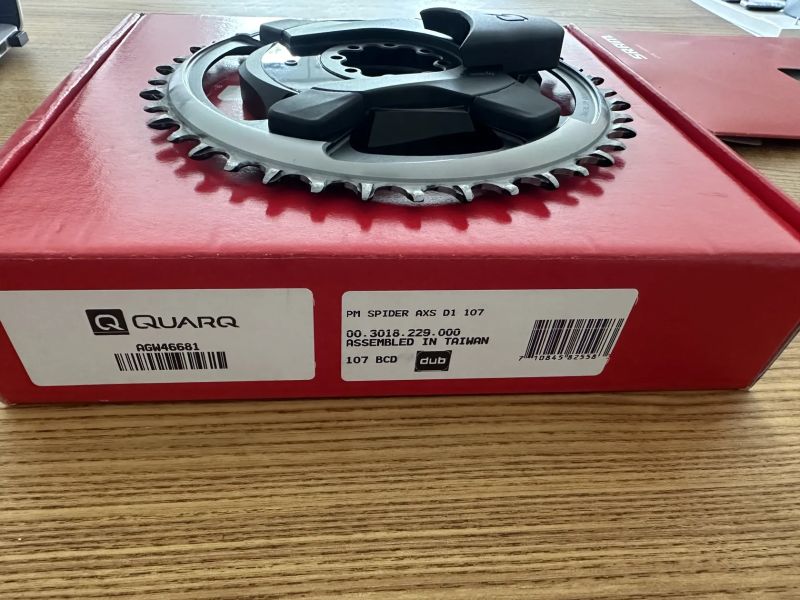 Wattmetr Sram Red Quarq AXS, s převodníkem 40z, v záruce do 2027