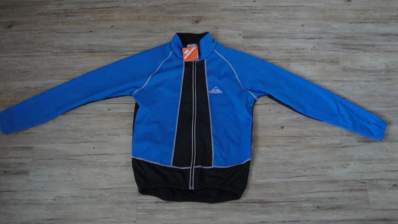 Zimní cyklistická bunda Polednik modrá XL