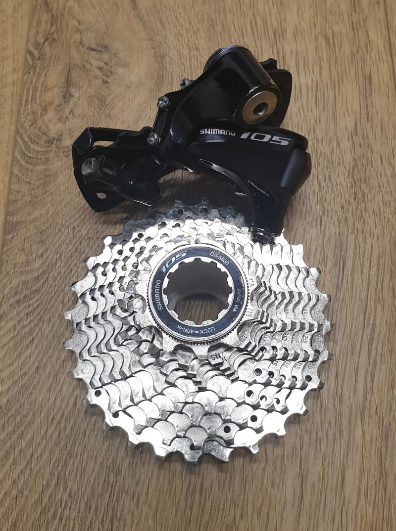 Shimano 105 / kazeta CS-5800 (11-28) + přehazovačka RD-5800 SS