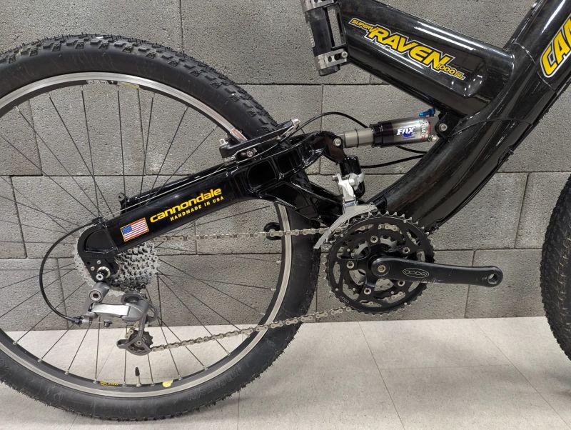 Cannondale Super V Raven 1000 SL, velikost S, XTR, CODA, rok 2000