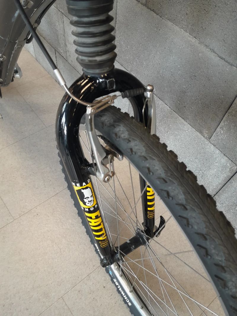 1998 Cannondale Super V Raven 2000, vel. L (50 cm, 20"), Shimano XT, Fatty i Fox po repasi