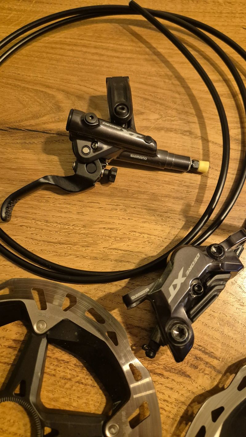 Shimano xt 4pistkové brzdy kompletní!