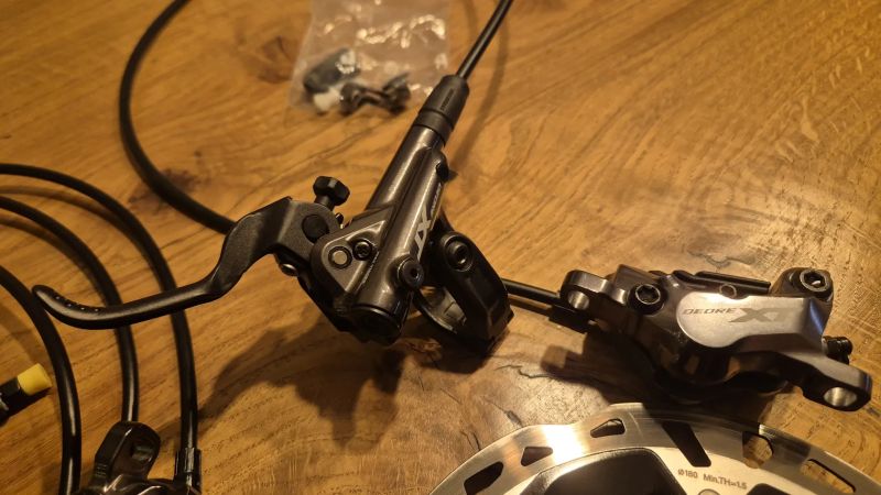 Shimano xt 4pistkové brzdy kompletní!