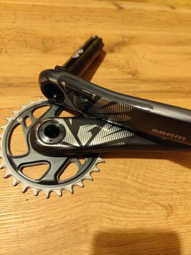 Nové kliky Sram GX Eagle carbon DUB 170 mm, 32z převodník