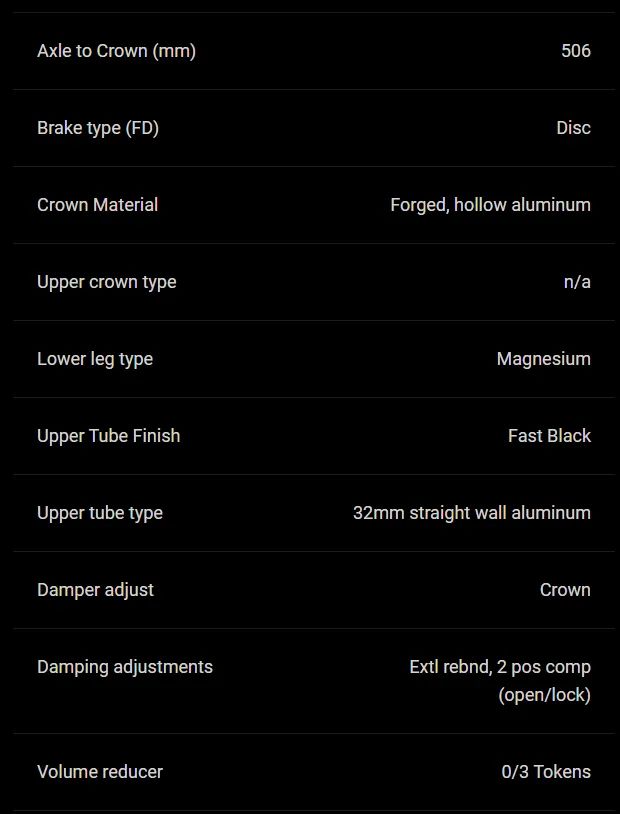Rock Shox SID SL Ultimate 100mm