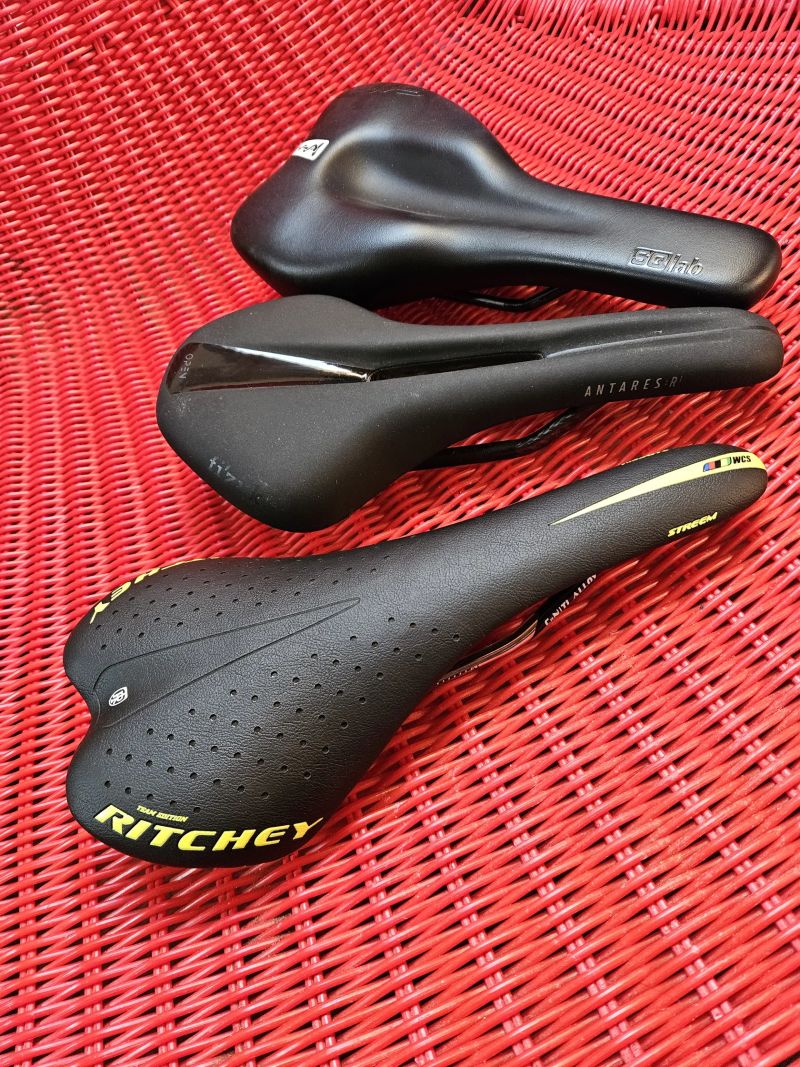 Sedla Sqlab, Specialized, fizik, ritchey