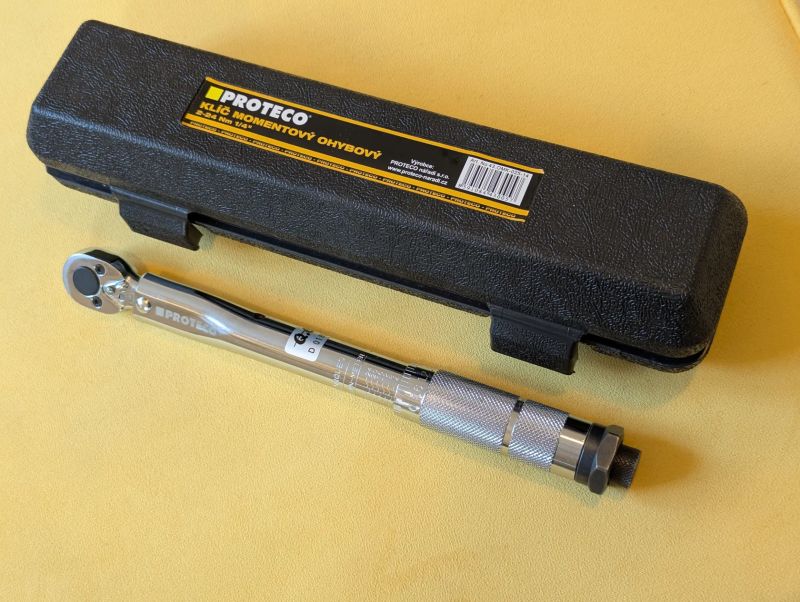 Momentový klíč 2-24 Nm