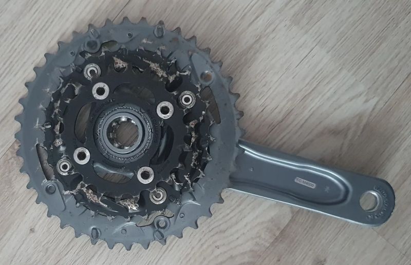 Kliky Shimano Alivio FC-M4000 - octalink