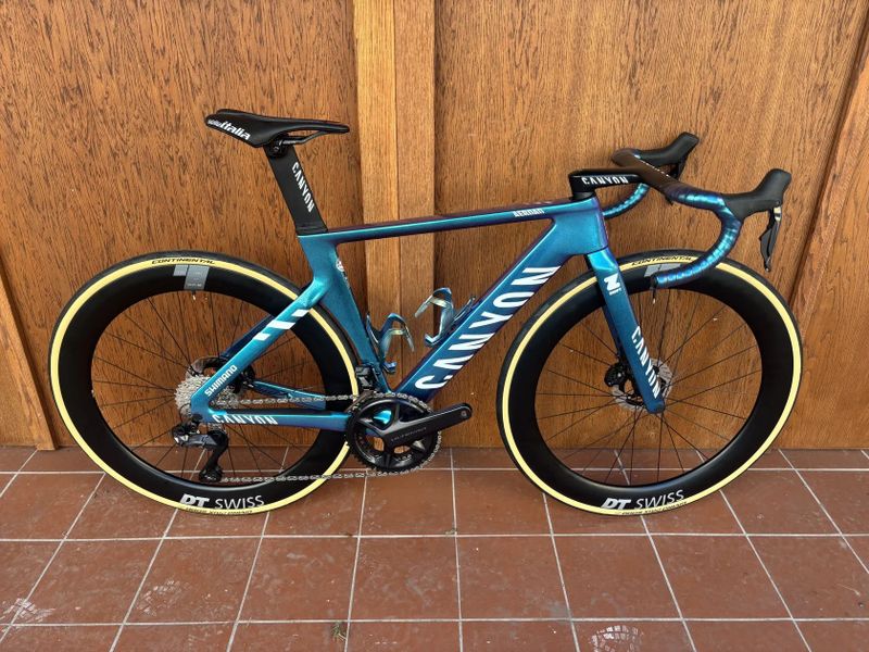 CANYON AEROAD CFR - vel. XS - ULTEGRA di2 2x12 - DT SWISS - NOVÉ