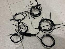 Shimano Di2 díly: WU111 jednotka, BCR2 nabíječka, Di2 SD50 kabely