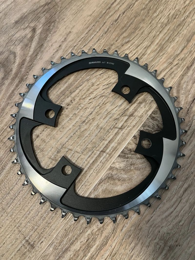 Silniční/gravel převodník Sram 46T 107BCD X-SYNC POLAR GREY