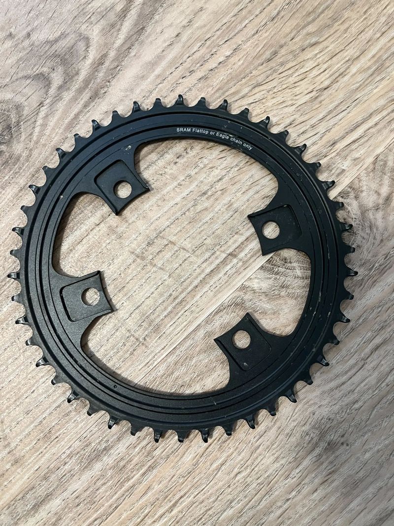 Silniční/gravel převodník Sram 46T 107BCD X-SYNC POLAR GREY