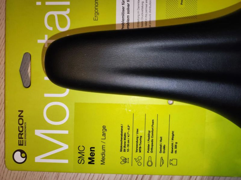 Sedlo Ergon, cena včetně dopravy.