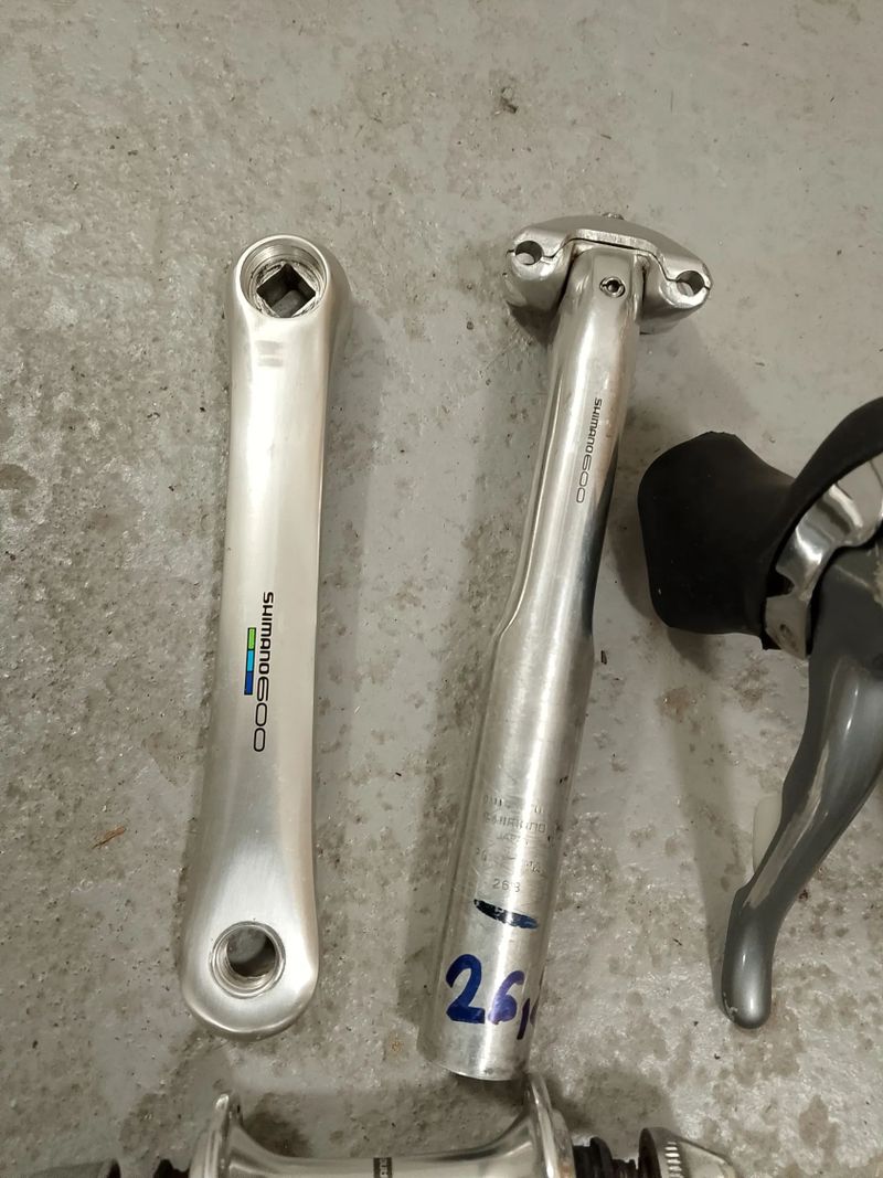 Sada Shimano 600 Tricolore 8st. 