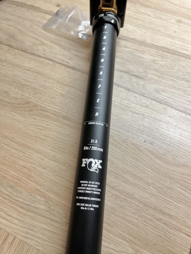 // NOVÁ // Fox Transfer Factory Kashima / 31,6mm / 200mm