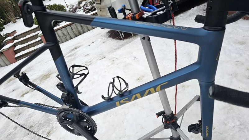 Isaac Boson Satin blue - rámová sada