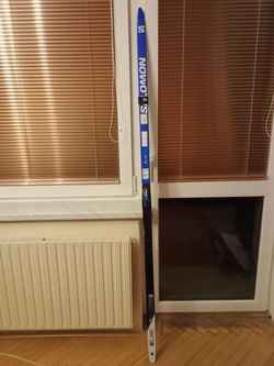 Dvoje špičkové běžky na bruslení v délce 186 cm, výběrové Salomon s/lab za 7,5 , SkiTrab za 3,5