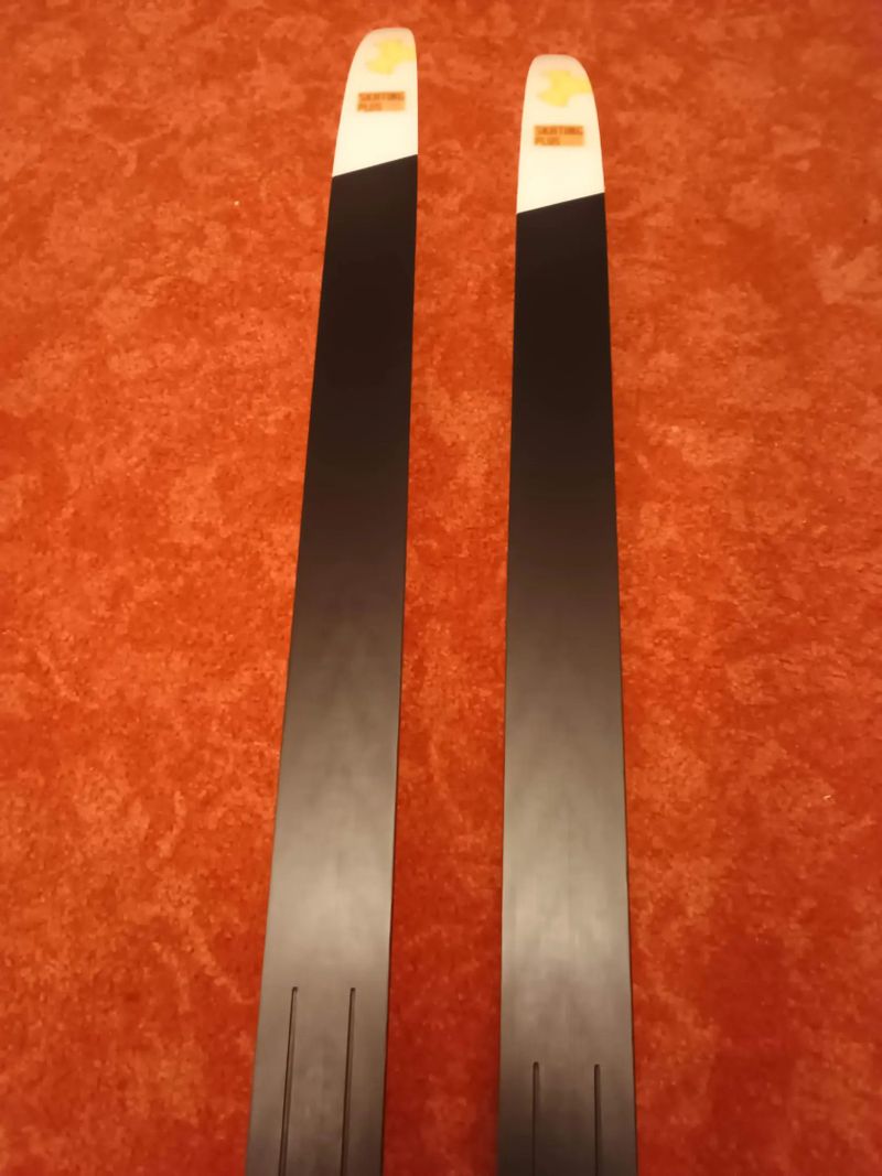 Dvoje špičkové běžky na bruslení v délce 186 cm, výběrové Salomon s/lab za 7,5 , SkiTrab za 3,5