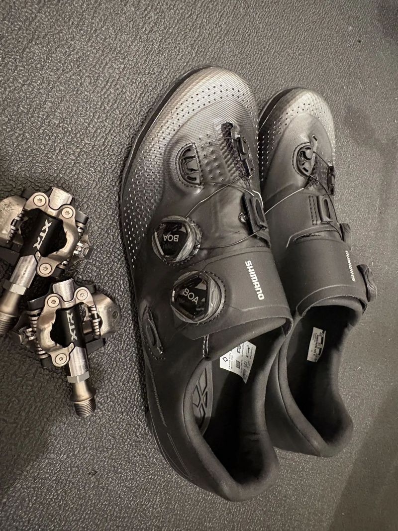 Shimano SH-XC702 vel.45 NOVÉ + pedály XTR 9200 v ceně