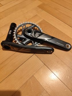 Nové kliky SRAM X1 EAGLE carbon DUB, 175 mm, převodník 34 zubů 