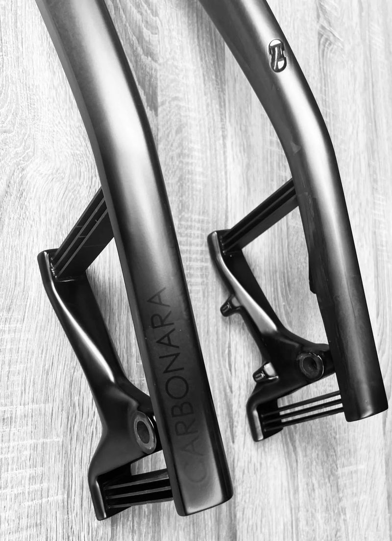 fatbike carbon vidlice LAUF CARBONARA