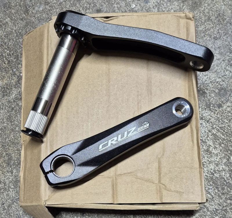 Dětské 150mm kliky - nové, nepoužité, pro direct mount převodník