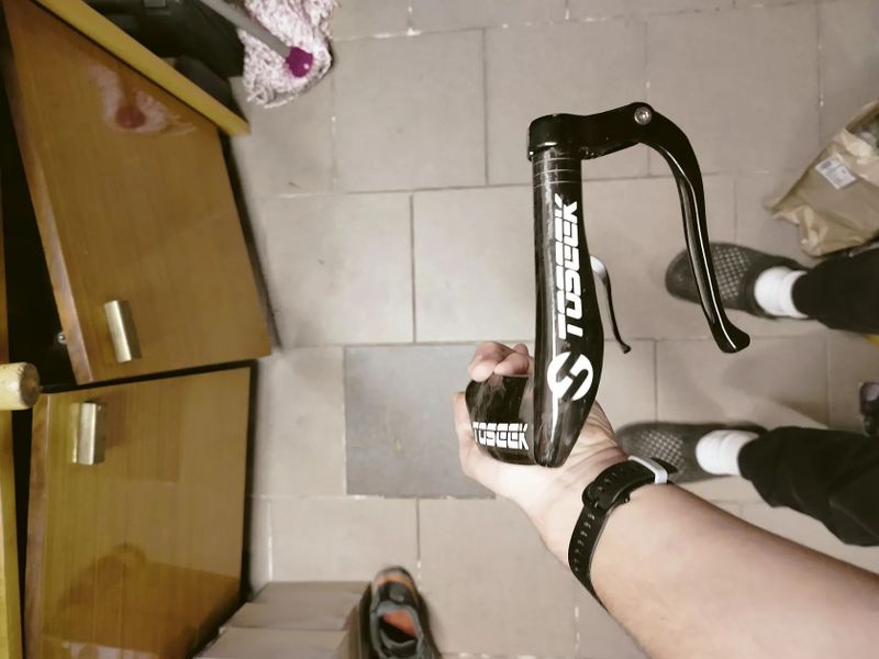 Carbon triatlon řidítka + zálehy/hrazda