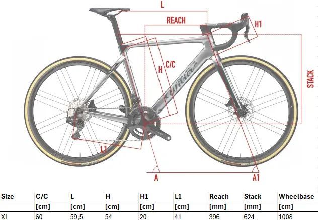 Karbonová silniční rámová sada DHM, pro ráfkové brzdy, postava 185 a výš