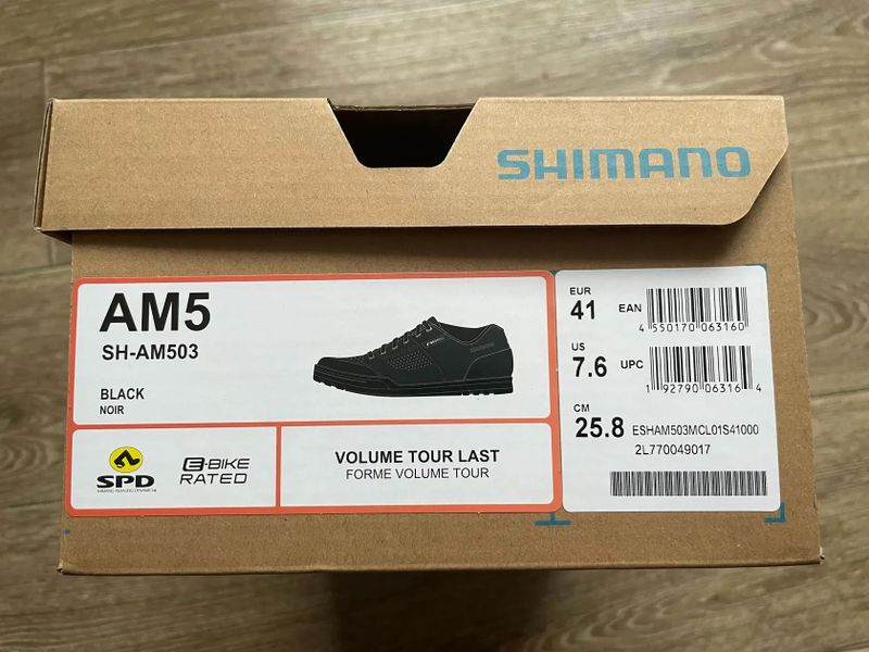 Tretry SHIMANO SH-AM503ML Black - 41
