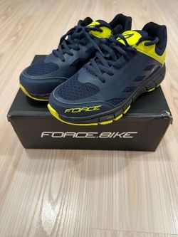 Dětské tretry FORCE GO modro-fluo 38