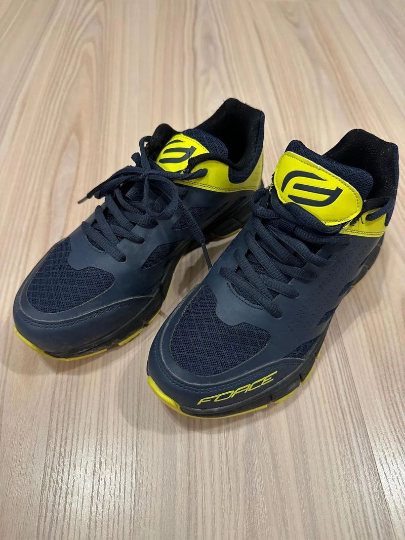 Dětské tretry FORCE GO modro-fluo 38