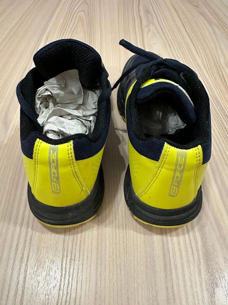 Dětské tretry FORCE GO modro-fluo 38