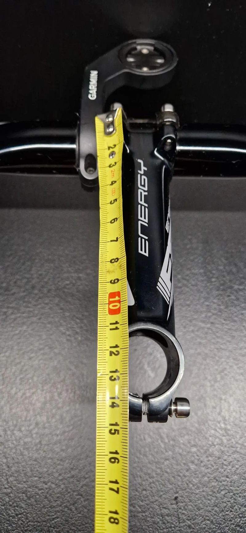 Silniční AL řidítka FSA + představec AL FSA + Držák na Garmin