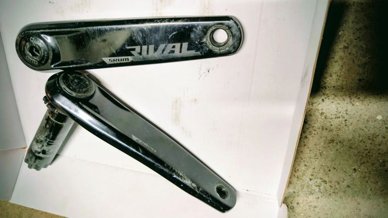 Kliky SRAM Rival 1 D1 Wide DUB s powermetrem 172,5 mm