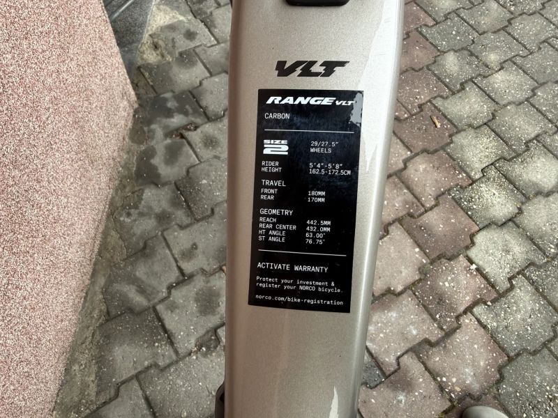 NORCO Range VLT C2 Silver 29/27,5, 540KM, záruka 14 měsíců
